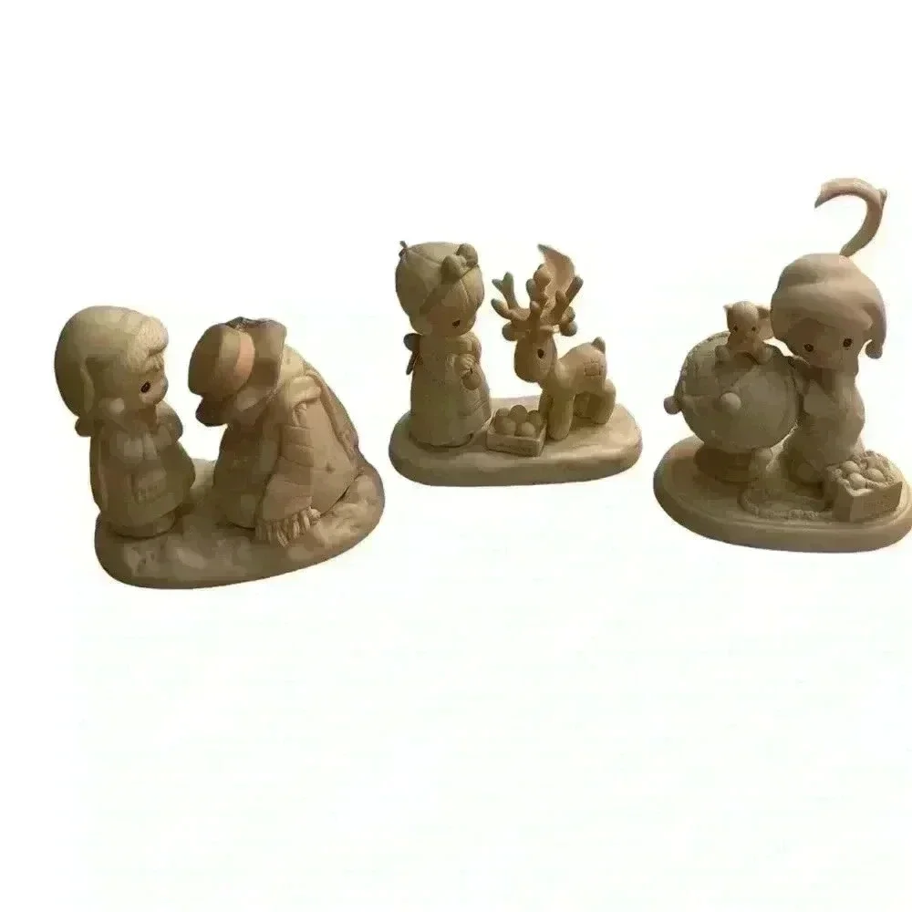 Vintage precious moments porcelain figurines